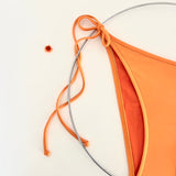 bikini de ganchillo hecho a mano con braguita de lycra de Maas Colors