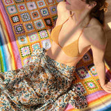 bikini de ganchillo hecho a mano con braguita de lycra de Maas Colors
