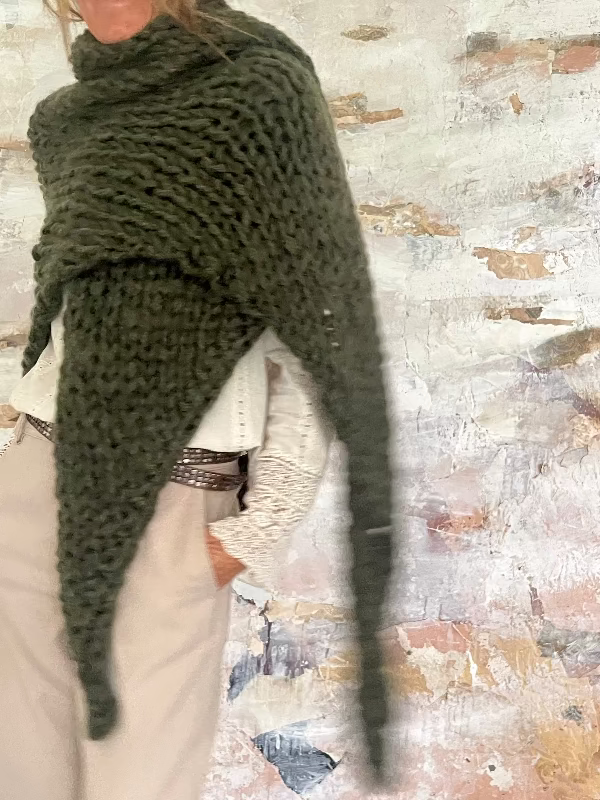 chales de mohair tejidos a mano en Barcelona de Maas Colors