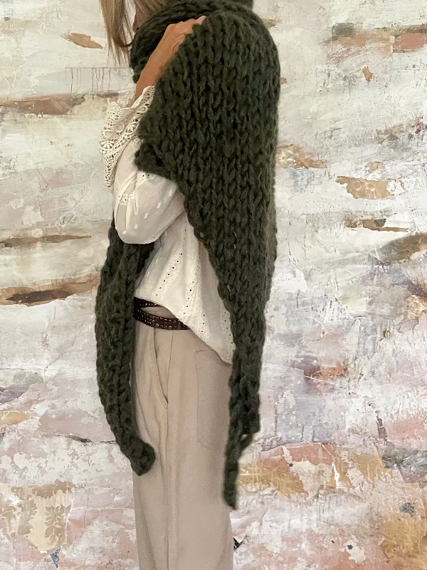 chales de mohair tejidos a mano en Barcelona de Maas Colors