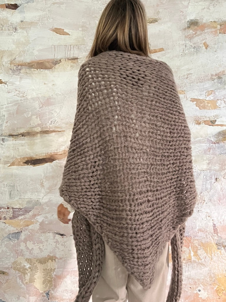chales de mohair tejidos a mano en Barcelona de Maas Colors