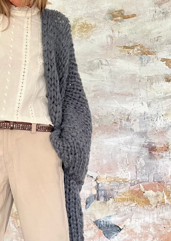 chales de mohair tejidos a mano en Barcelona de Maas Colors
