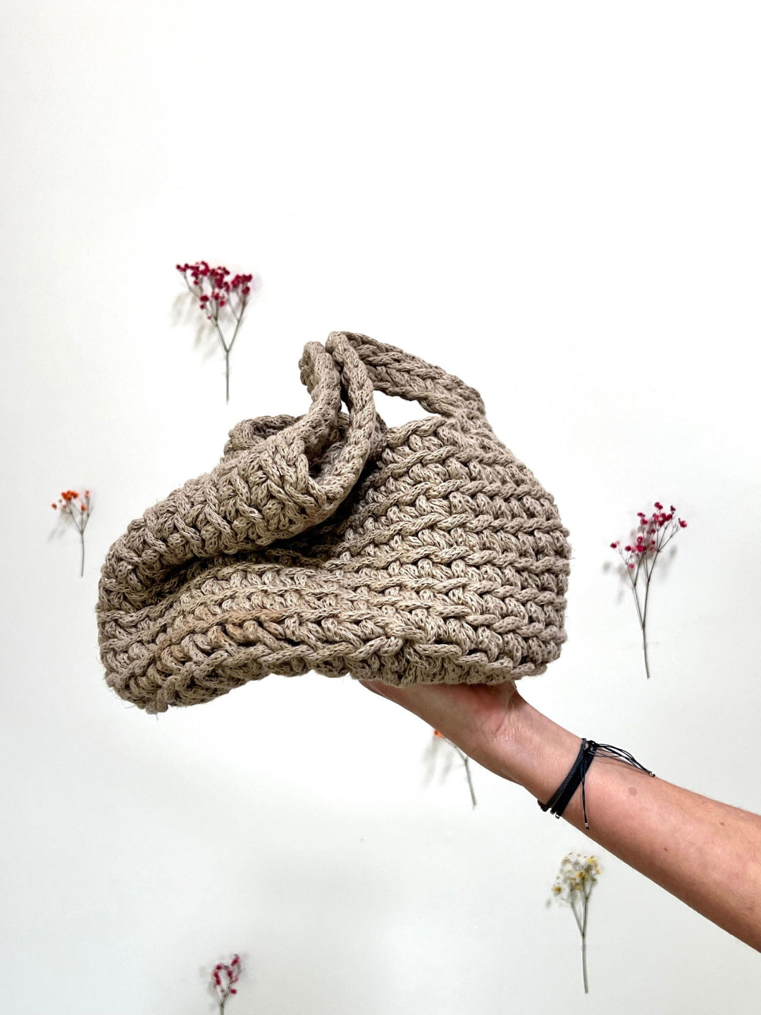 Bolso de algodón tejido a mano en Barcelona de Maas Colors