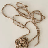 flor de crochê