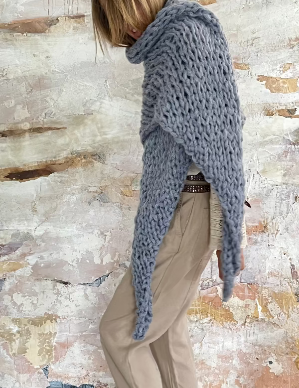 chales de mohair tejidos a mano en Barcelona de Maas Colors