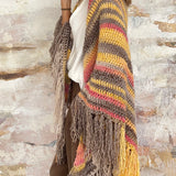 hippie shawl vegan wool