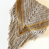 hippie shawl vegan wool