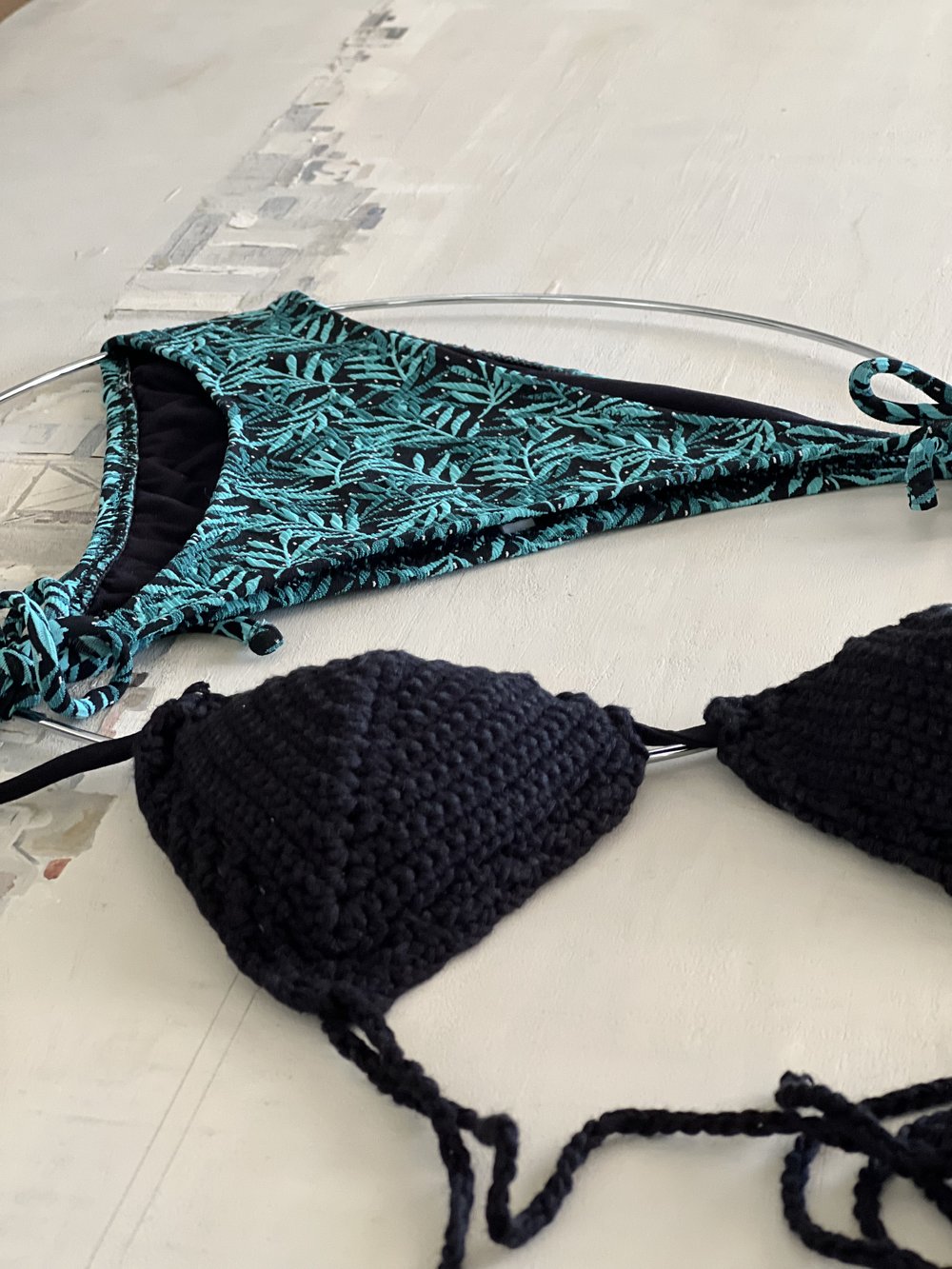 bikini palmeras turquesa - Maas Colors