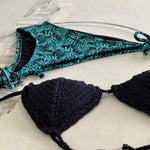bikini palmeras turquesa - Maas Colors