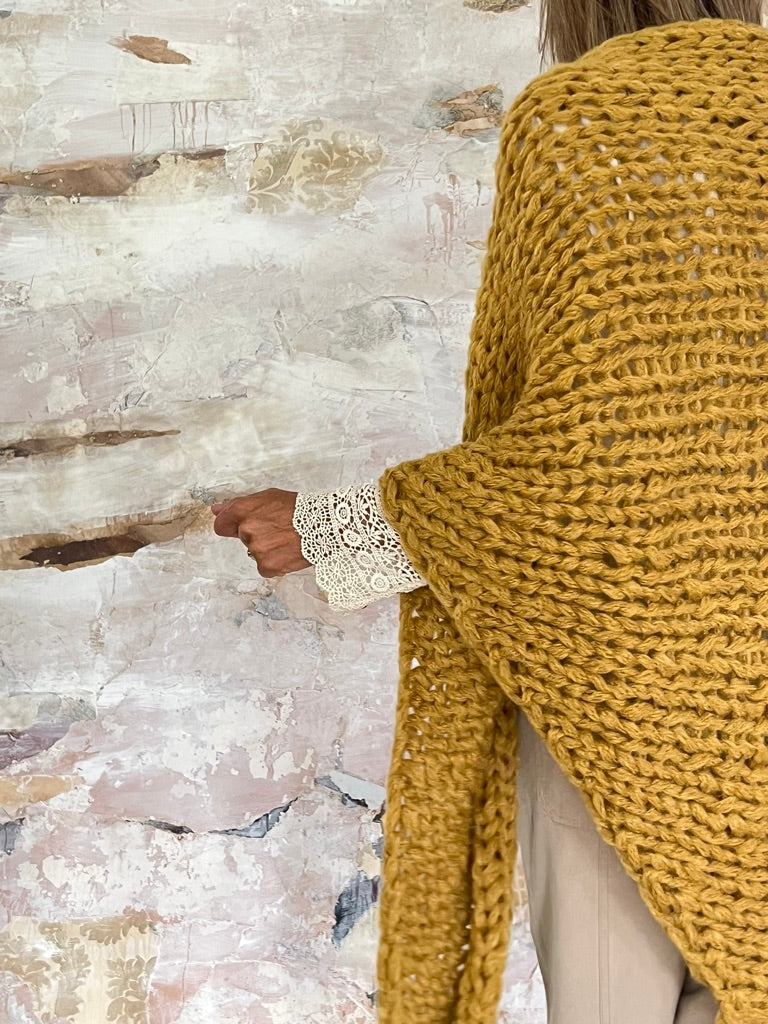 chales de mohair tejidos a mano en Barcelona de Maas Colors