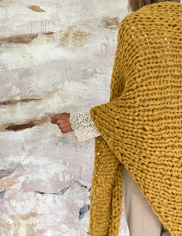 chales de mohair tejidos a mano en Barcelona de Maas Colors
